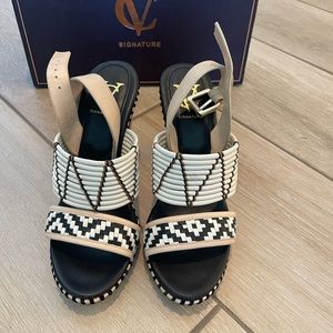 Vince Camino heeled sandals, 9M, leather, like new